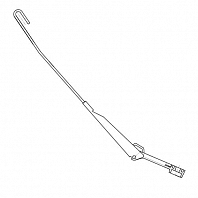 Рычаг стеклоочистителя для автомобилей Лада 2110-12/Приора (лев., 480 мм, крюк)