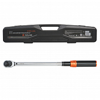 Ключ динамометрический 1/2" 40-220Нм PRO, кнопка быстр.сброса, алюмин.рук., кейс