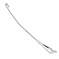 Рычаг стеклоочистителя для автомобилей МАЗ (н/о, 600 мм, крюк)