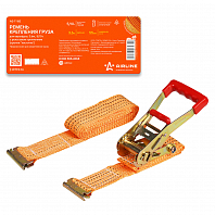 Ремень крепления груза для ЕВРОФУРЫ 5/10 т, 3,6 м, ширина 55 мм, с рельсовым креплением (крючки "ласточка")