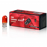 Лампа накаливания жёлтая 24V 21W W3X16D бесцокольная