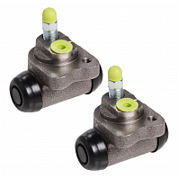 Комплект цилиндров тормозных для автомобилей Daewoo Matiz (98-) задний левый / правый d=17.5мм