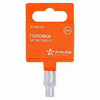 Головка торцевая 1/4"DR TORX E7, L=25мм