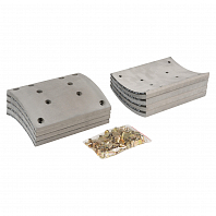 Накладка тормозной колодки для автомобилей MAN/Mercedes (WVA 19496) ремкомплект 8 шт. R1 с заклёпками