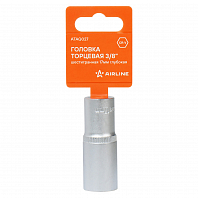 Головка торцевая 3/8" шестигранная 17мм глубокая, пласт.подвес