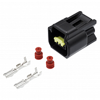 Разъём 2 pin без проводов для катушки зажигания Ford Focus II, Mazda 3, 6, Volvo S40