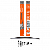 Щетка стеклоочистителя 330 мм (13") задняя бескаркасная, 8 адаптеров