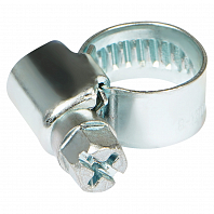 Хомут червячный 8-12/9 мм, стандарт, W1 (оцинк)