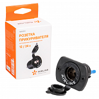Гнездо прикуривателя встраиваемое влагозащ. 12/24В пластик