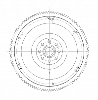 Маховик для автомобилей Suzuki Grand Vitara (05-) 2.0i