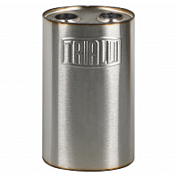 Глушитель универсальный (овальный) D=125x175, L=300, d=52-43 (1 вход 2 выхода) (нержавеющая сталь)
