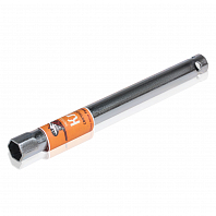 Ключ свечной трубчатый 16мм, 230мм, резиновый фиксатор