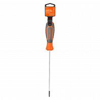 Отвертка крестовая PH0x125мм, магнитный наконечник, пласт.подвес