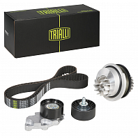 Ремкомплект ГРМ для автомобилей Daewoo Nexia (94-)/Lacetti (04-)/Lanos (97-) DOHC (помпаLuzar/ремень HNBR/2 ролика)