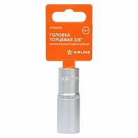 Головка торцевая 3/8" шестигранная 16мм глубокая, пласт.подвес