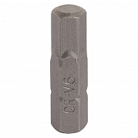 Бита вставка HEX 6мм 1/4", L=25мм