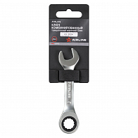 Ключ комбинированный трещоточный короткий 12мм PRO, пласт.подвес