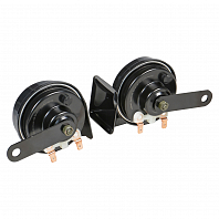 Сигнал звуковой рупорный 80мм 420/500Гц 118дБ 12В LOW/HIGH, кмпл. 2 шт. PRO