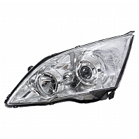 Фара для автомобилей Honda CR-V (06-) (головного света) галоген, электрический корректор, цвет рамы: хром, левая