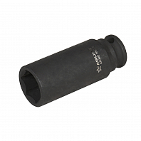 Головка ударная торцевая 3/8"DR шестигранная глубокая 18мм, L=65мм