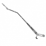 Рычаг стеклоочистителя для автомобилей ГАЗ Газель Next/Газон Next (лев., 740 мм, крюк)