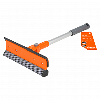 Щетка для мытья стекол с поролоном и водосгоном складная (40см)