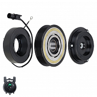 Муфта электромагнитная компрессора кондиционера для автомобилей Лада 2170-72 Приора (тип Halla)