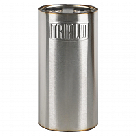 Глушитель универсальный (овальный) D=125x175, L=380, d=76-52 (1 вход 2 выхода) (нержавеющая сталь)