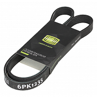 Ремень приводной для автомобилей УАЗ 3163 Patriot (змз. 409) насоса ГУР (6PK1235)