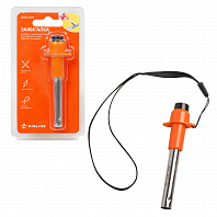 Зажигалка (огниво) с пьезоэлементом для поджога газовых горелок, на шнурке