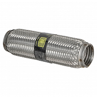 Виброкомпенсатор выхлопной трубы (Гофра) 55x260 InterLock (нержавеющая сталь)