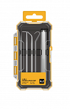 Инструмент для точных работ, набор крючков 5пр., пласт. кейс