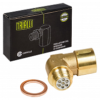 Эмулятор (обманка) датчика кислорода угловой латунный