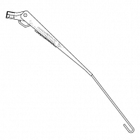 Рычаг стеклоочистителя для автомобилей УАЗ Hunter (после 03-, 378 мм, крюк)