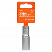 Головка торцевая 3/8" шестигранная 14мм глубокая, пласт.подвес