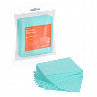 Салфетки вискозные зеленые 10 шт. (34*30см)