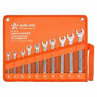 Набор ключей комбинированных PRO 10пр. (8-19мм) сумка