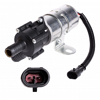 Насос отопителя дополнительный электрический (16мм, 24В, евроразъём) для автомобилей КАМАЗ/МАЗ/БЕЛАЗ