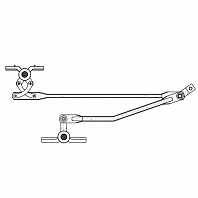 Трапеция стеклоочистителя для автомобилей DongFeng GX DFH 4180 (13-)
