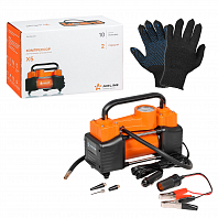 Набор Компрессор+Перчатки (компресссор двухпорш. 50л/мин, 10атм; перчатки ХБ с ПВХ покрыт.)