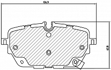 Колодки тормозные дисковые задние (керамические) для автомобилей Voyah Free (21-)/Aito M5 (22-) [серия PRO]