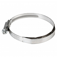 Хомут червячный 70-90/12мм с пружинной вставкой, W2 (нерж.)