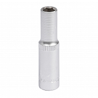Головка торцевая 1/4"DR шестигранная 6мм, L=50мм