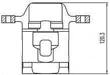 Суппорт тормозной для автомобилей SsangYong Kyron (05-)/Actyon (05-)/Rexton (02-)/(06-)/(12-) задний правый d=43мм