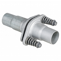 Соединение труб глушителя (комплект фланцев в сборе) (демпферное) 45/50 (алюминизированная сталь)