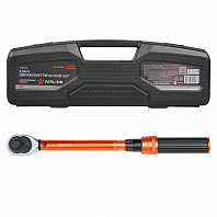 Ключ динамометрический алюминиевый 3/8" 10-60Нм PRO, кнопка быстр.сброса, кейс