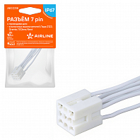 Разъём 7 pin с проводами для кнопочных выключателей Лада 2123, Granta, ГАЗель Next