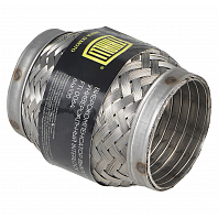 Виброкомпенсатор выхлопной трубы (Гофра) 64x100 InterLock (нержавеющая сталь)