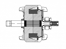 Ротор генератора для автомобилей Лада Vesta (15-)/XRay (15-)/Largus (20-) 1.6i
