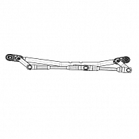 Трапеция стеклоочистителя для автомобилей Fiat Doblo (10-)